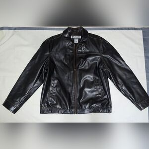 Columbia XL Faux Leather Bomber Jacket